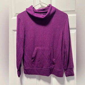 Zella Purple Mockneck Pullover Girls Size Large